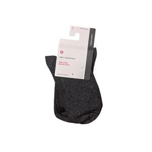NWT Lululemon Daily Stride Sparkle Socks Quarter Length NWT - Large